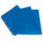 Упаковка листов двусторонних с кармашками 3х3 с боковой загрузкой - Blackfire (синий)