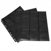 Упаковка листов двусторонний с кармашками 3х3 с боковой загрузкой - Blackfire (чёрный)