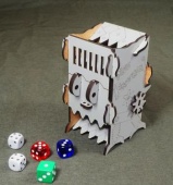 Башня для бросания кубиков - Dice Crusher серый