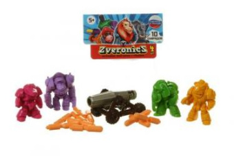 Технолог. Набор Zveronics №2 с пушкой, отряд "Африка" (4 фигурки)