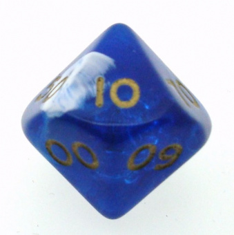 10-гранный кубик 15мм - процентник (d100)