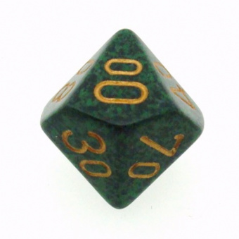 10-гранный кубик 15мм - процентник (d100)