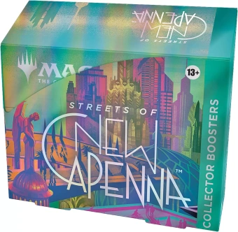 Mtg: дисплей коллекционных бустеров издания streets of new capenna на английском языке