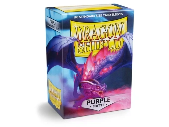 Протекторы Dragon Shield матовые пурпурные (Purple), 100 шт.