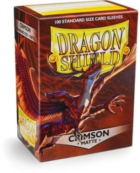Протекторы Dragon Shield Crimson matte - Алые матовые (100 шт.)